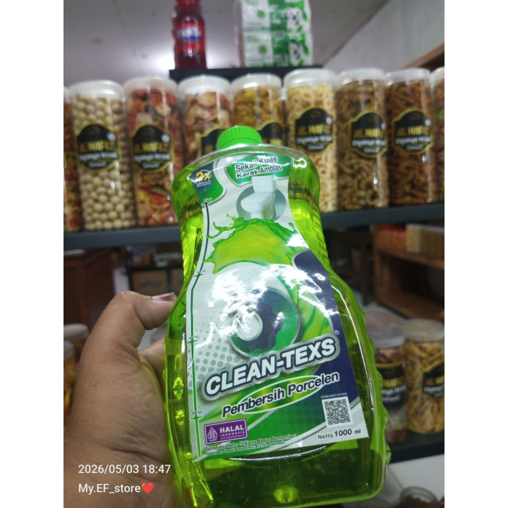 Pembersih Kerak Kamar Mandi CleanTexs 1500ml - Ampuh, Bebas Bau, Mudah Digunakan