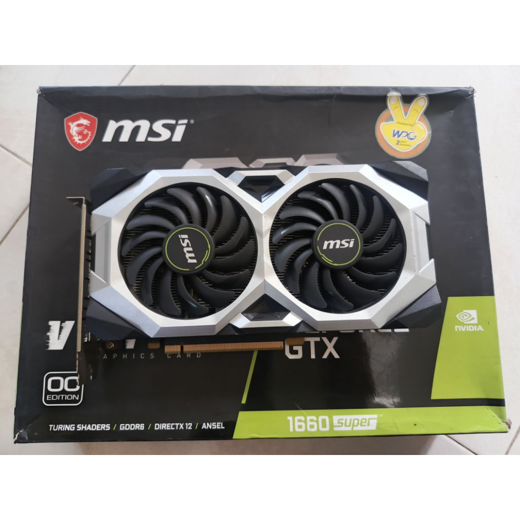 MSI VENTUS GTX 1660 SUPER 6 GB DDR6