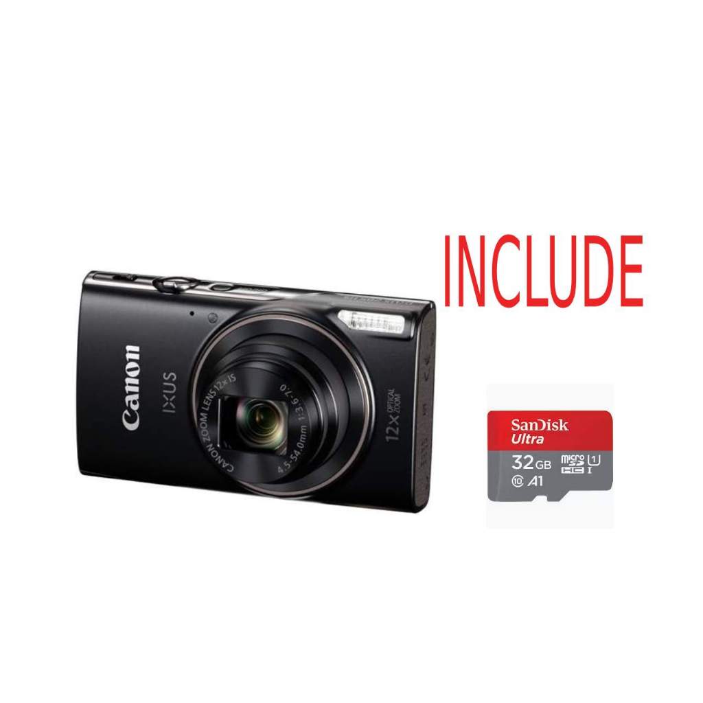 CAMERA DIGITAL CANON IXUS 285 BLACK