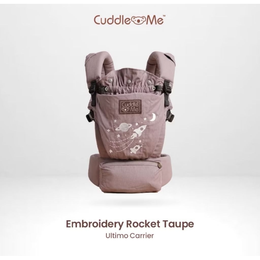 [NEW] Gendongan Cuddle Me Ultimo Carrier Embroidery Rocket Taupe
