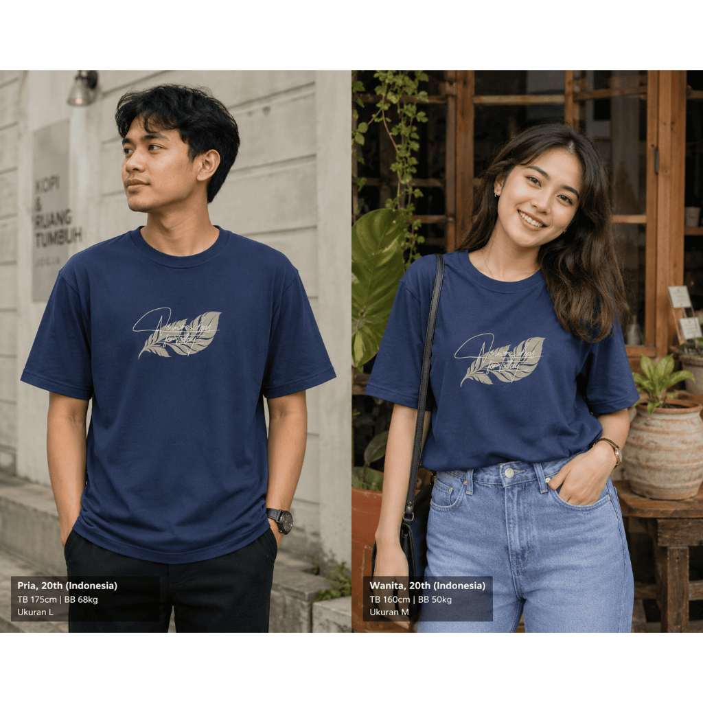 (warna biru) TSHIRT BIIF IND ORIGINAL DISTRO UNISEX / KAOS DISTRO PRIA / BAJU DISTRO PRIA / BAJU KAO