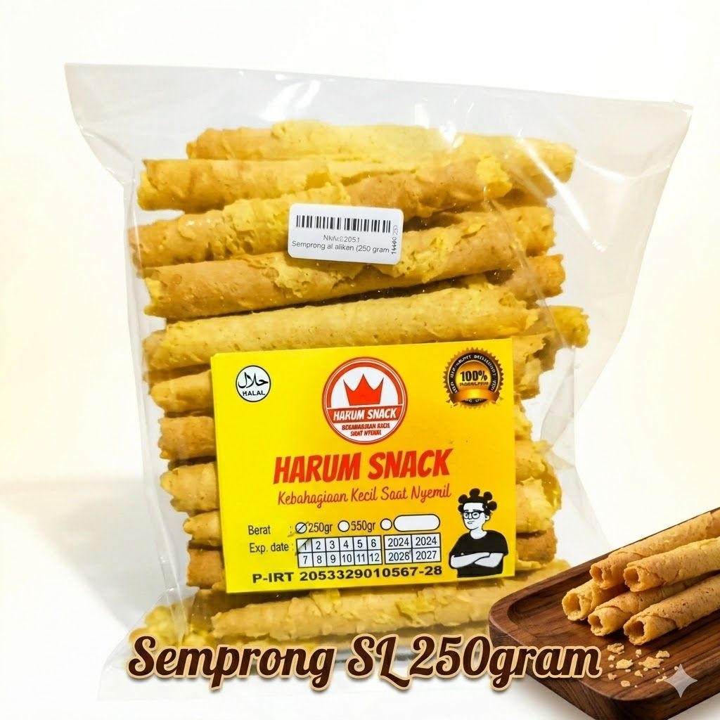 SEMPRONG TEGAL 250 gram [Harum Snack Official] SNACK KILOAN/CEMILAN ENAK RENYAH MANIS