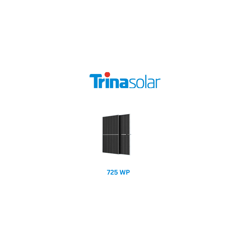 TRINA Solar 725WP Bifacial Dual Glass Monocrystaline Solar Panel - PV