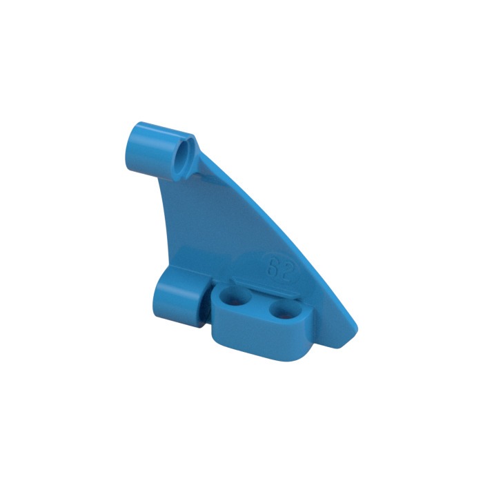 Lego Dark Azure Part 80274 Technic, Panel Curved #62 5 x 4 Tapered Right