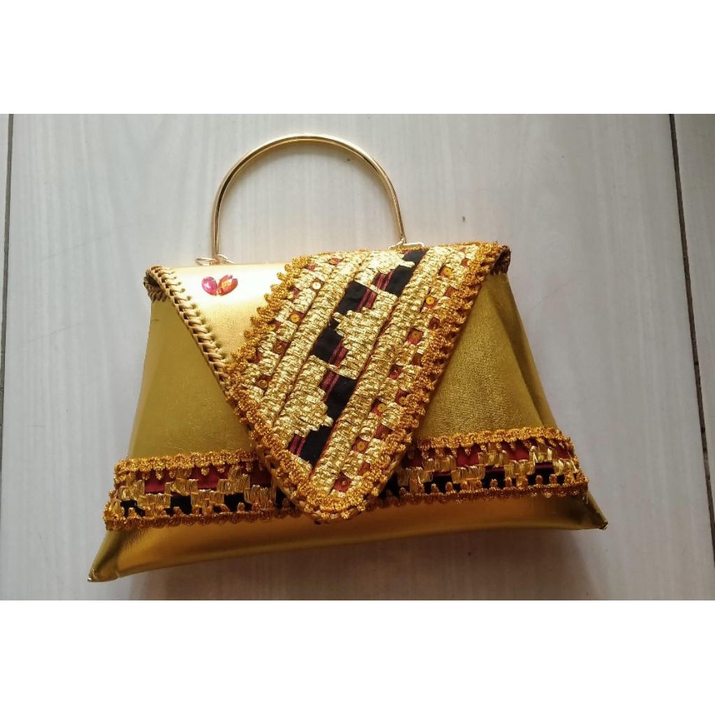 (bisa cod) tas tapis model lidah asli lampung