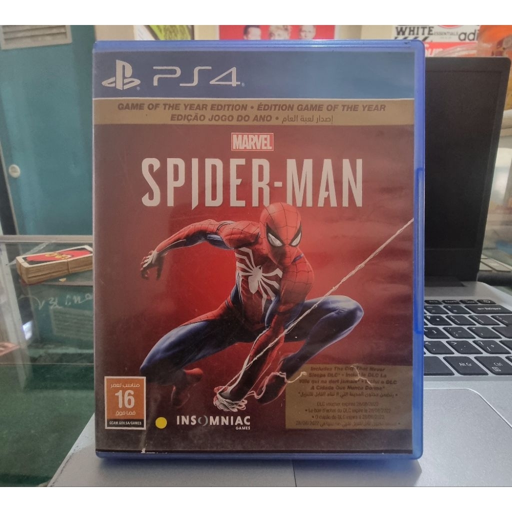 kaset BD spiderman ps4 preloved