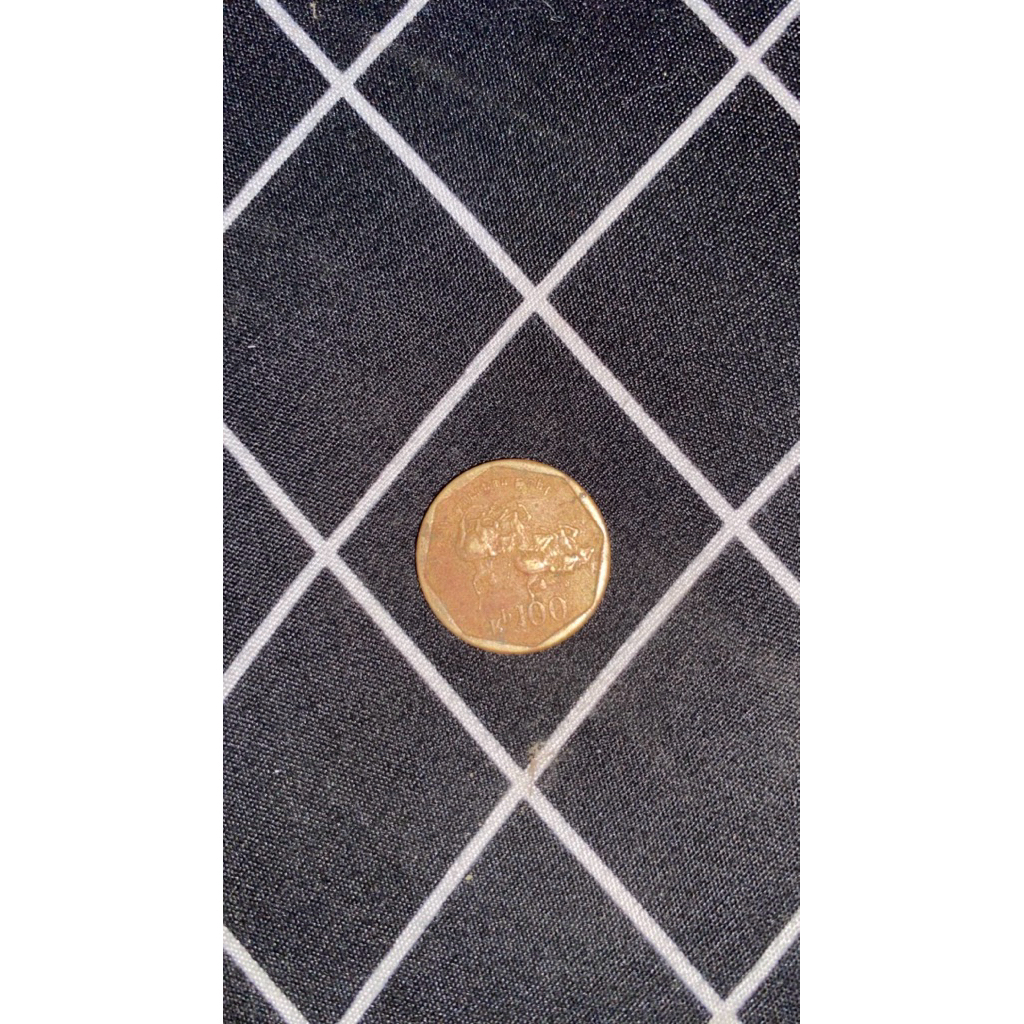 coin 100 rupiah karapan sapi edisi tahun (1997)