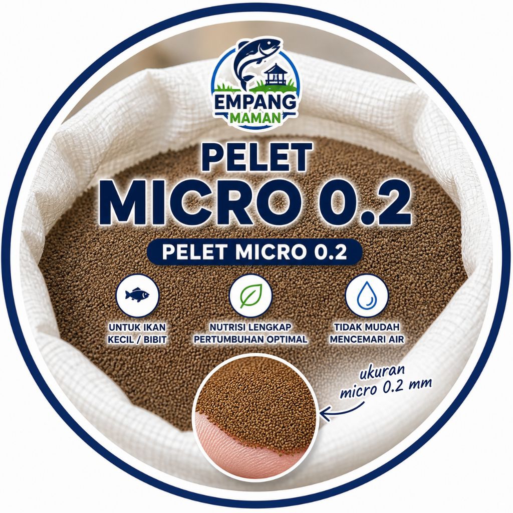 PAKAN MICRO 0,2 BURAYAK BIBIT IKAN SEMUA JENIS IKAN
