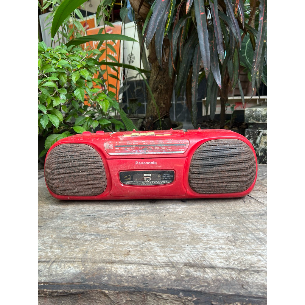 Radio 4 Band (FM / AM / SW1-2) Tape Recorder Mini Compo for Display National Panasonic RX-FS 430