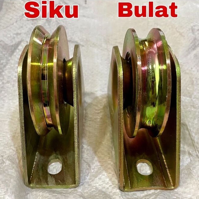 SAB Roda Tipe V Siku / Roda pagar besi as 6cm 7cm 8 cm roda pintu gerbang / Roda Pintu Besi Super/AS