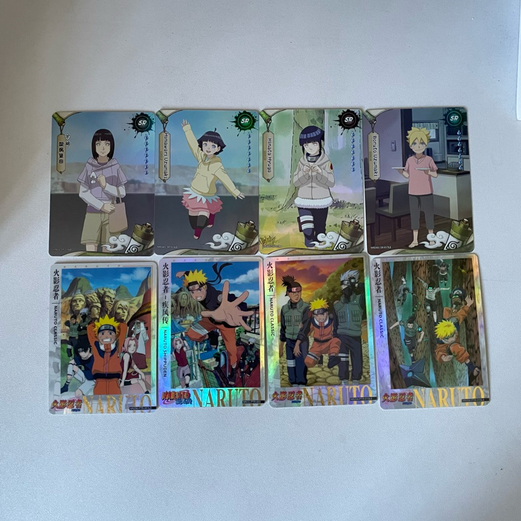 Kartu Naruto Kayou Uzumaki Naruto family Hinata Boruta Himawari + PTR