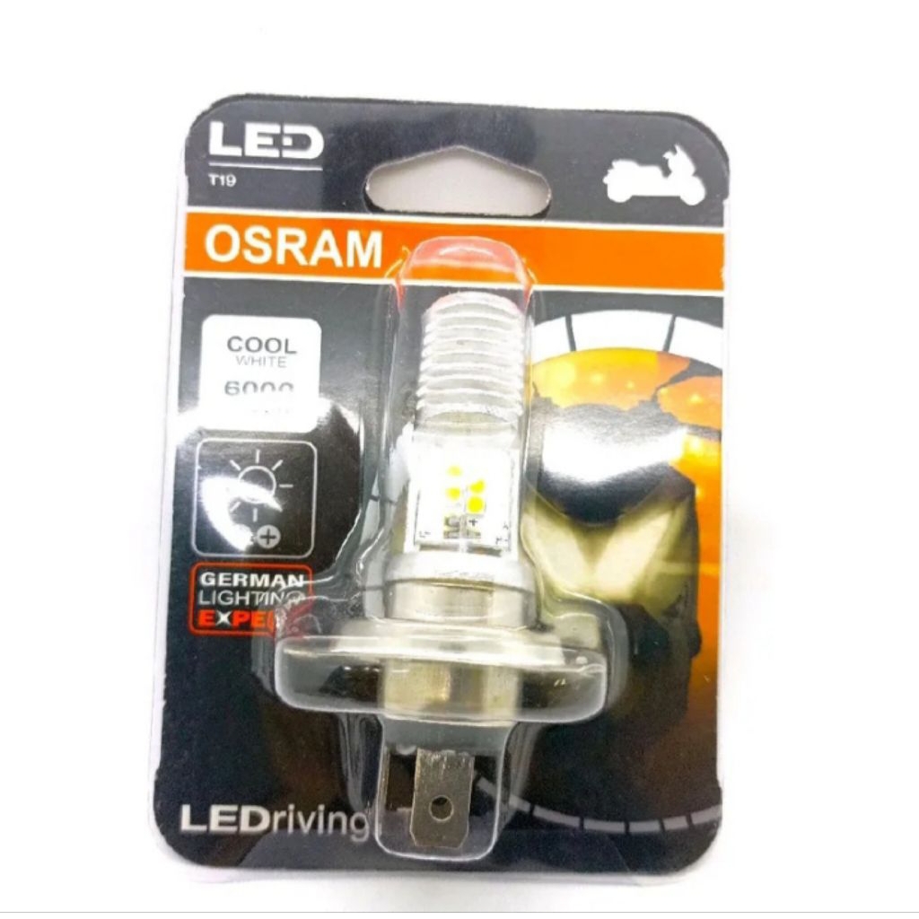 T19 BOHLAM OSRAM LAMPU LED DEPAN OSRAM LED PUTIH SUPER TERANG MOTOR VIXION / CB150 R/ NINJA R RR