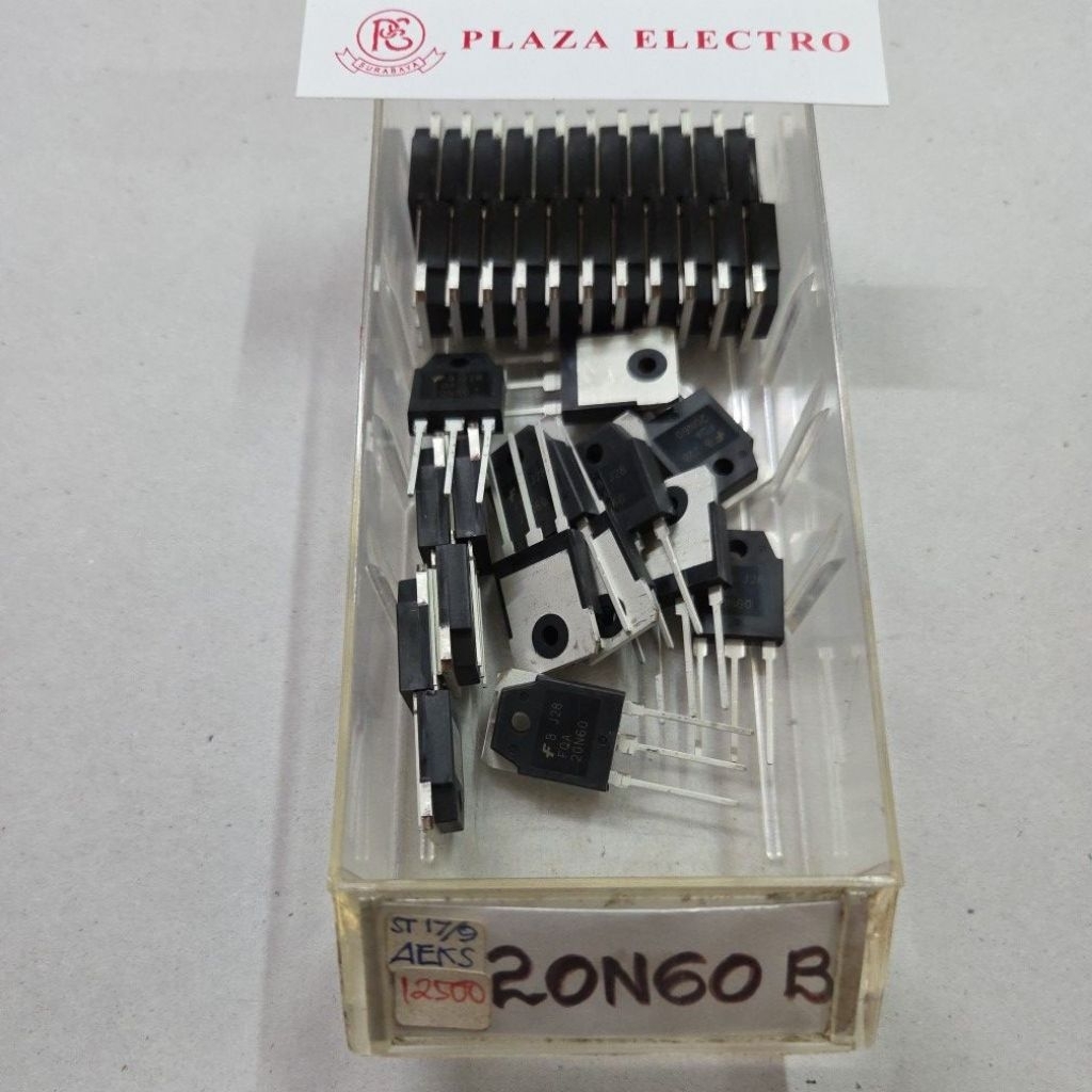 MOSFET FQA 20N60 ASLI ORIGINAL IC TRANSISTOR FQA20N60 20N 60 KUALITAS BAIK