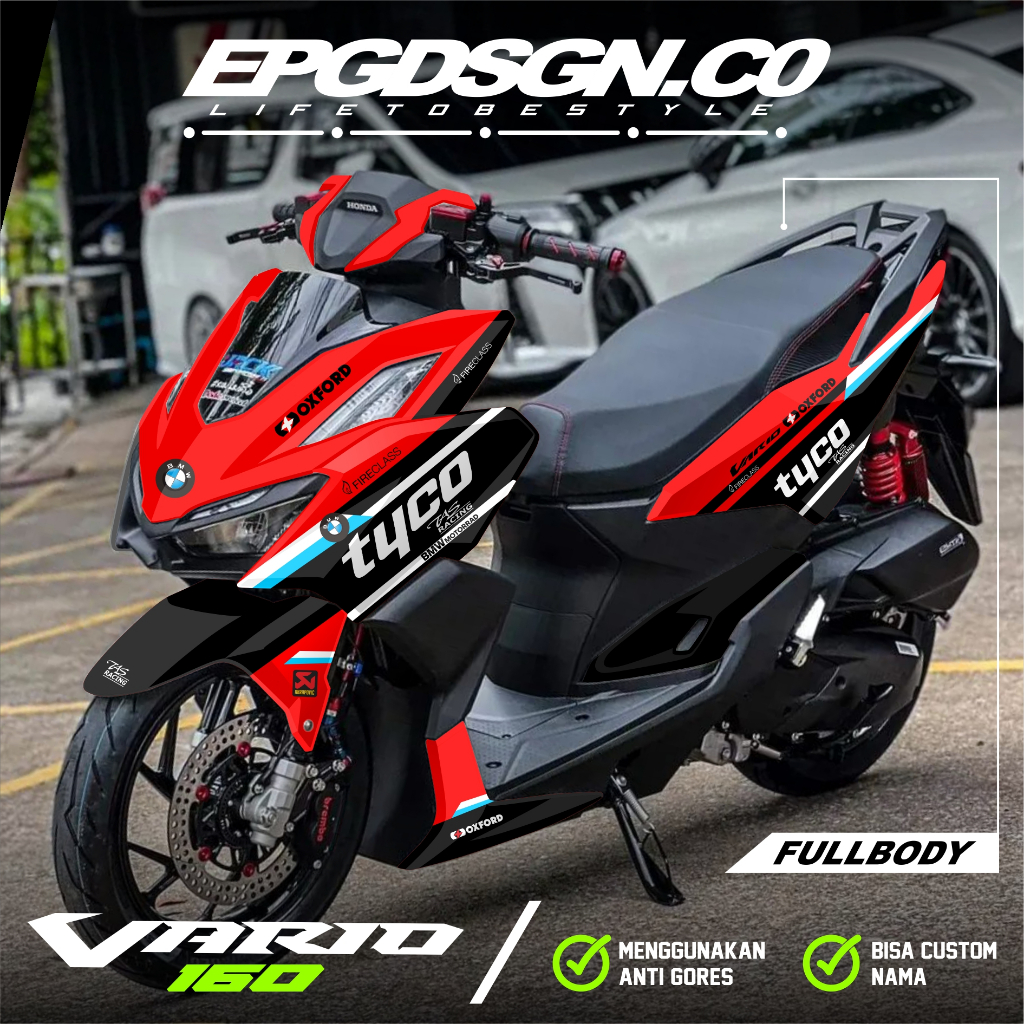 Decal Stiker Vario 160 New 2022 2023 2024 Fullbody Dekal Sticker Motor Honda Vario 160 New ABS CBS M