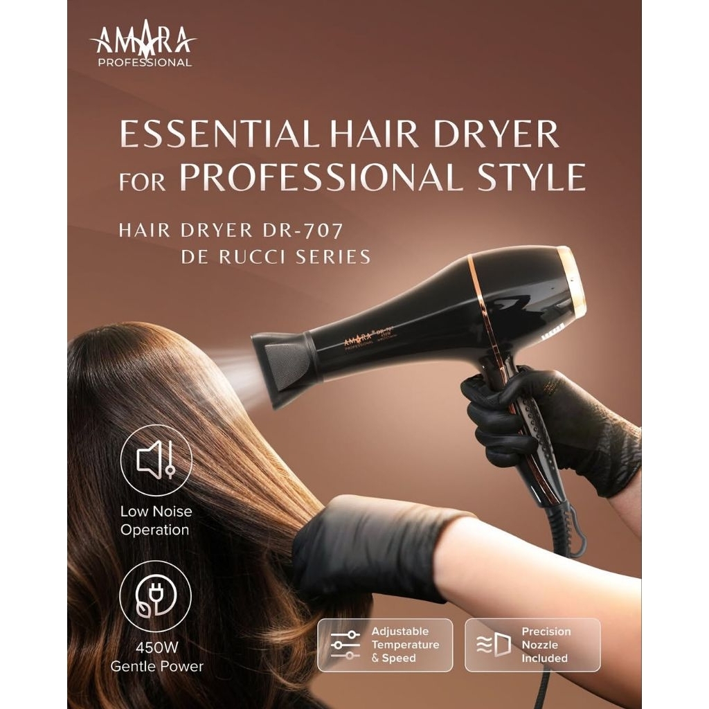 Hairdryer Derucci DR-707 / FASHION HAIRDRYER 100% Original 