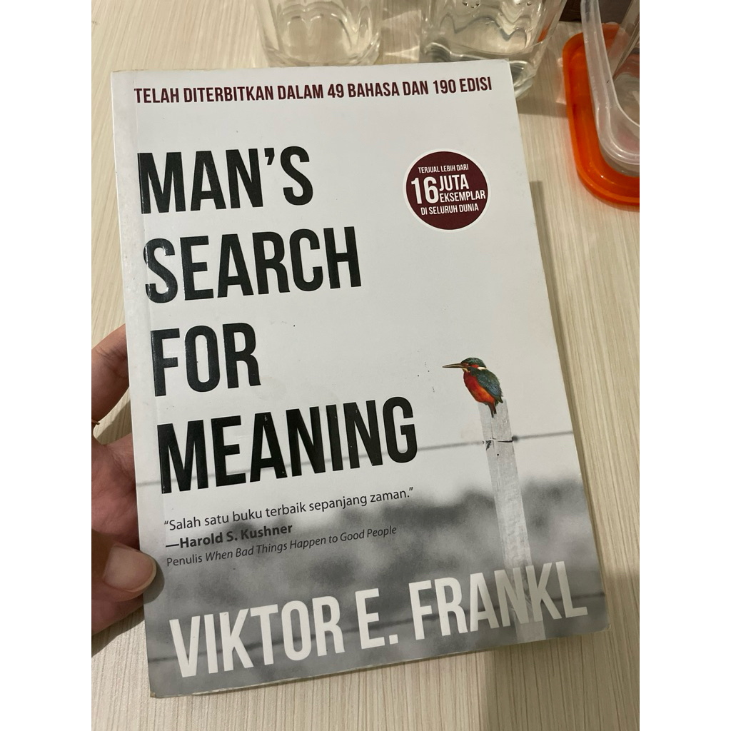 man searching for meaning