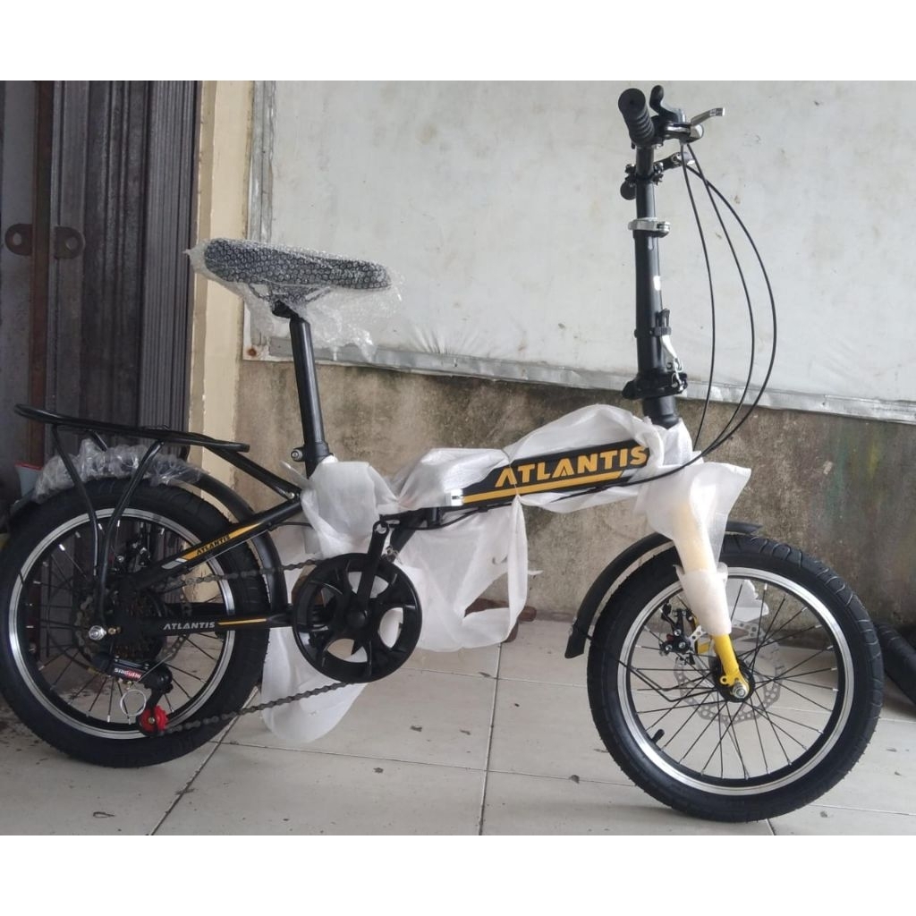 sepeda lipat 16 atlantis 7sp cakram
