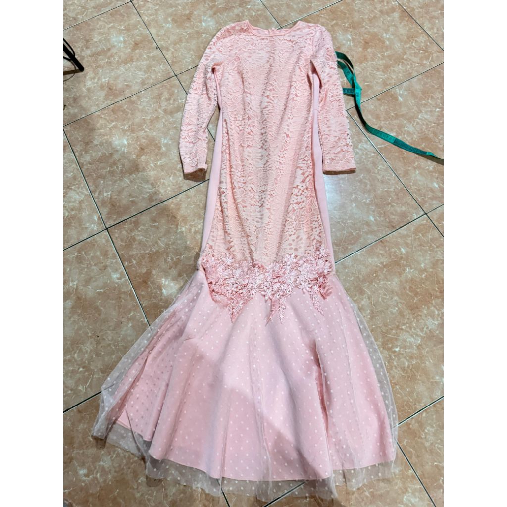 PRELOVED DRESS MERMAID GAUN KONDANGAN