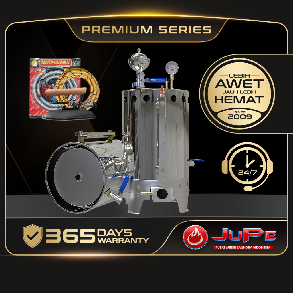 Setrika Uap Boiler 5 liter 1 Setrika Full Stainless
