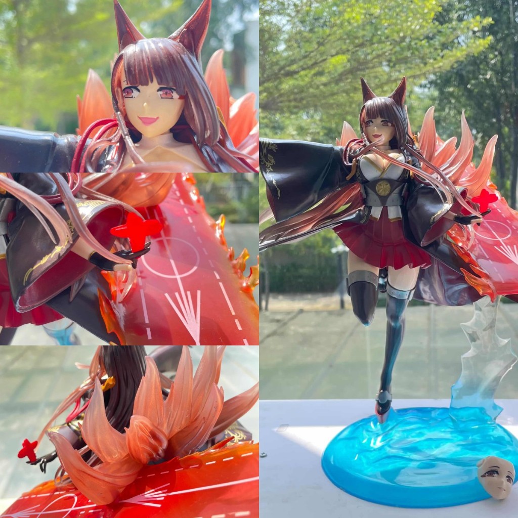 Statue Seksi Pajangan Anime Azur Lane Akagi 27cm Padat & Berat - Blister Pack