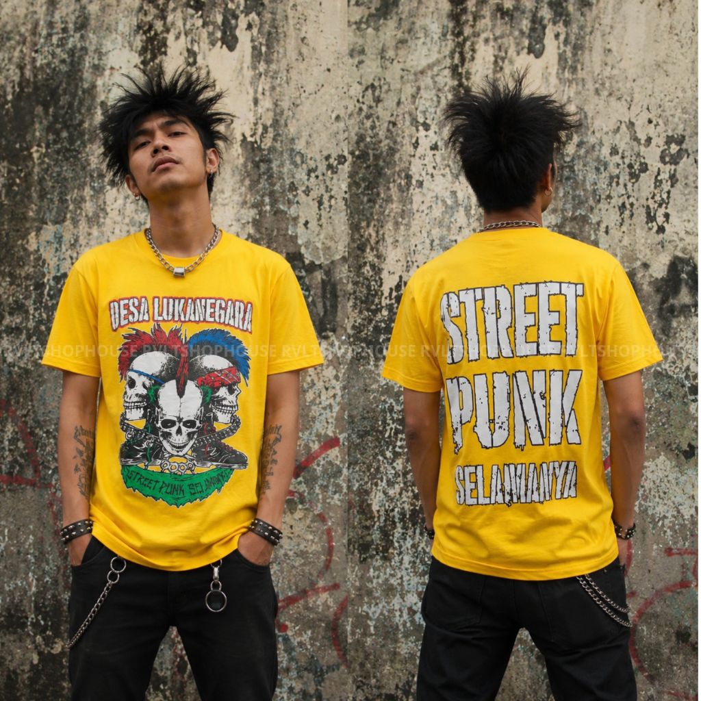 Kaos Punk Desalukanegara - Street Punk Selamanya / T-shirt Punk Kaos Distro