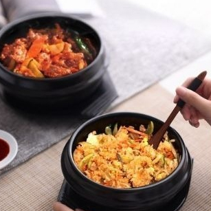 (BOW) Mangkok Keramik Korean Hotpot Mangkok Sup Dolsot Bibimbap Alas Ttukbaegi KB