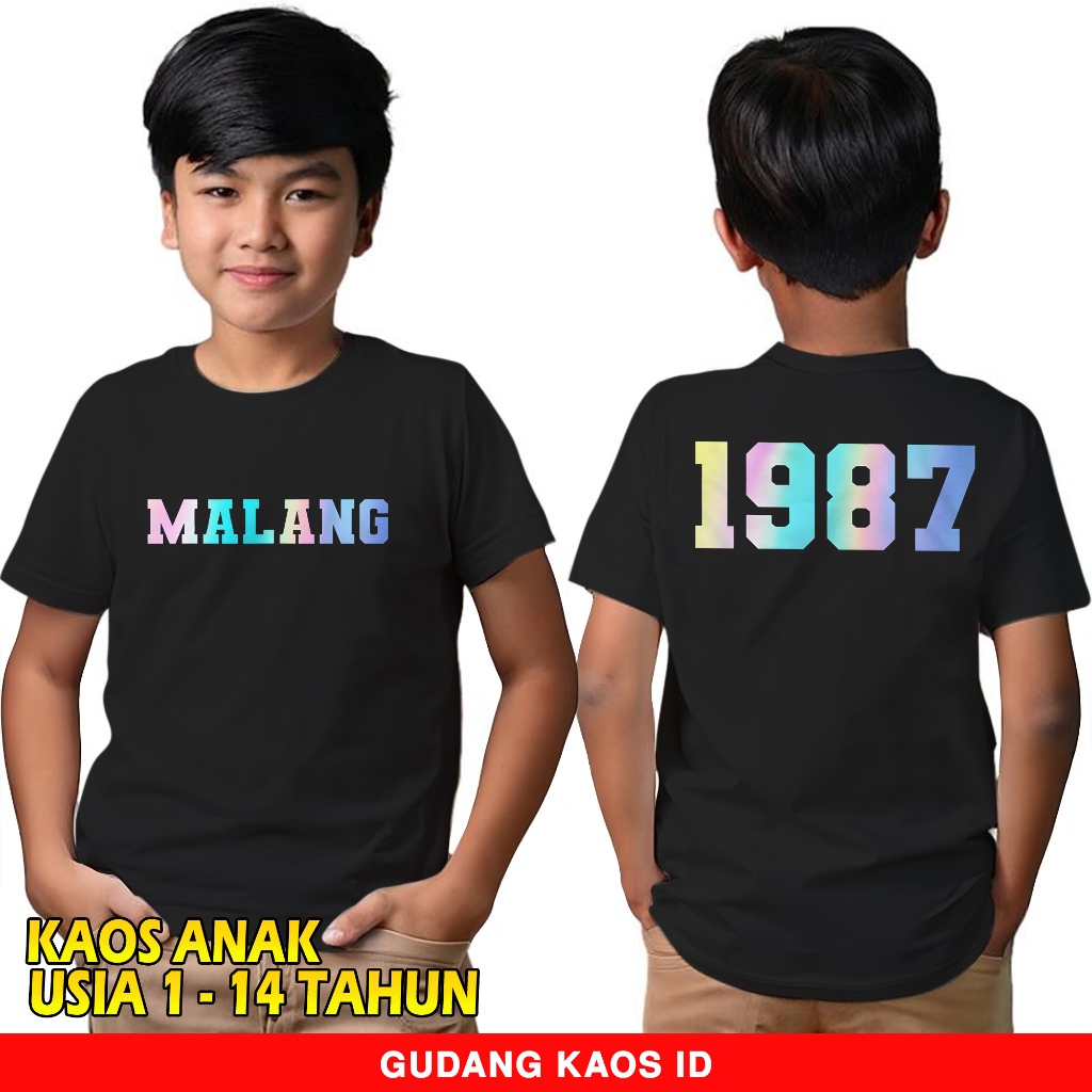 GUDANG KAOS ANAK AREMA 2 - Arema 1987 - BAJU ANAK USIA 1-14 TAHUN - KAOS AREMA MALANG ANAK - KAOS SU