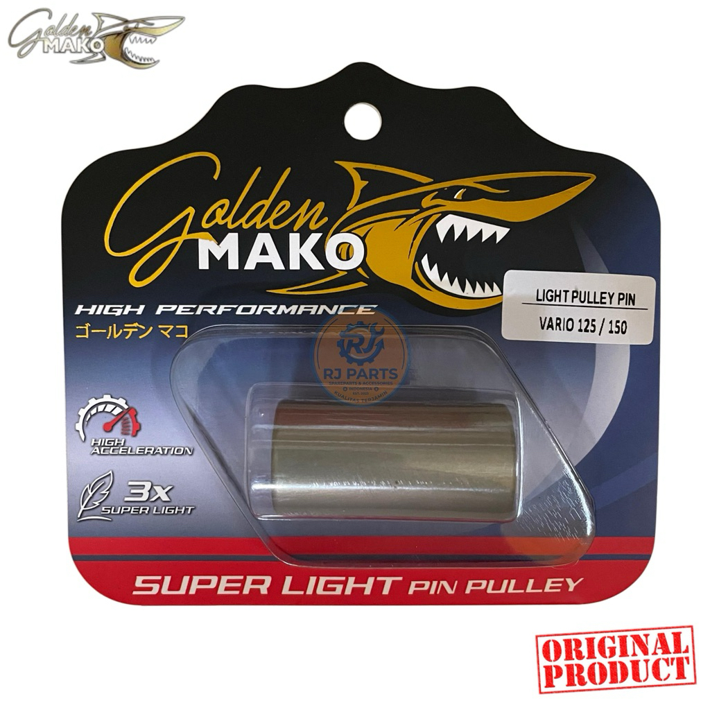 Golden Mako Pin Pulley Vario 125 150 PCX 150 Bos Rumah Roller Super Light Original