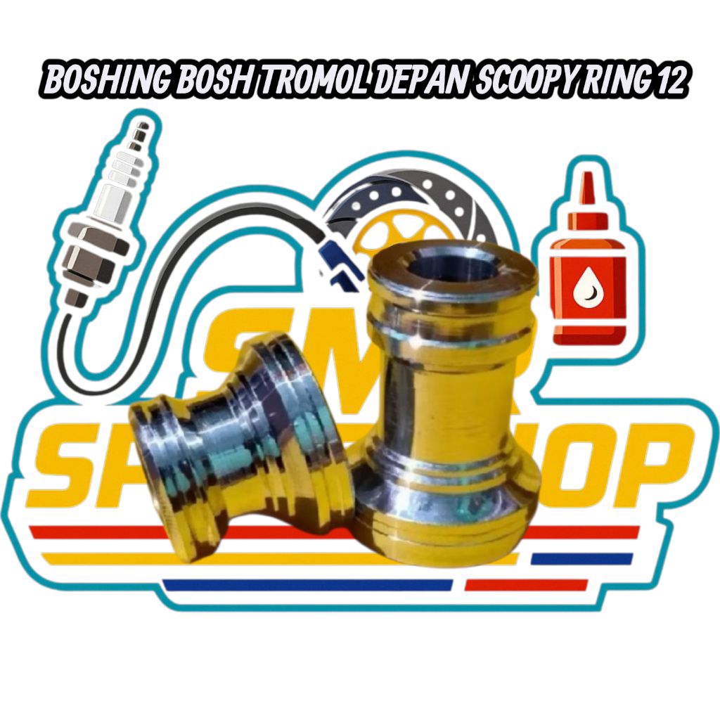 BOSHING BOSH TROMOL DEPAN SCOOPY RING 12 UPGRADE VELG 14 16 17 BOS TROMOL DEPAN SCOOPY
