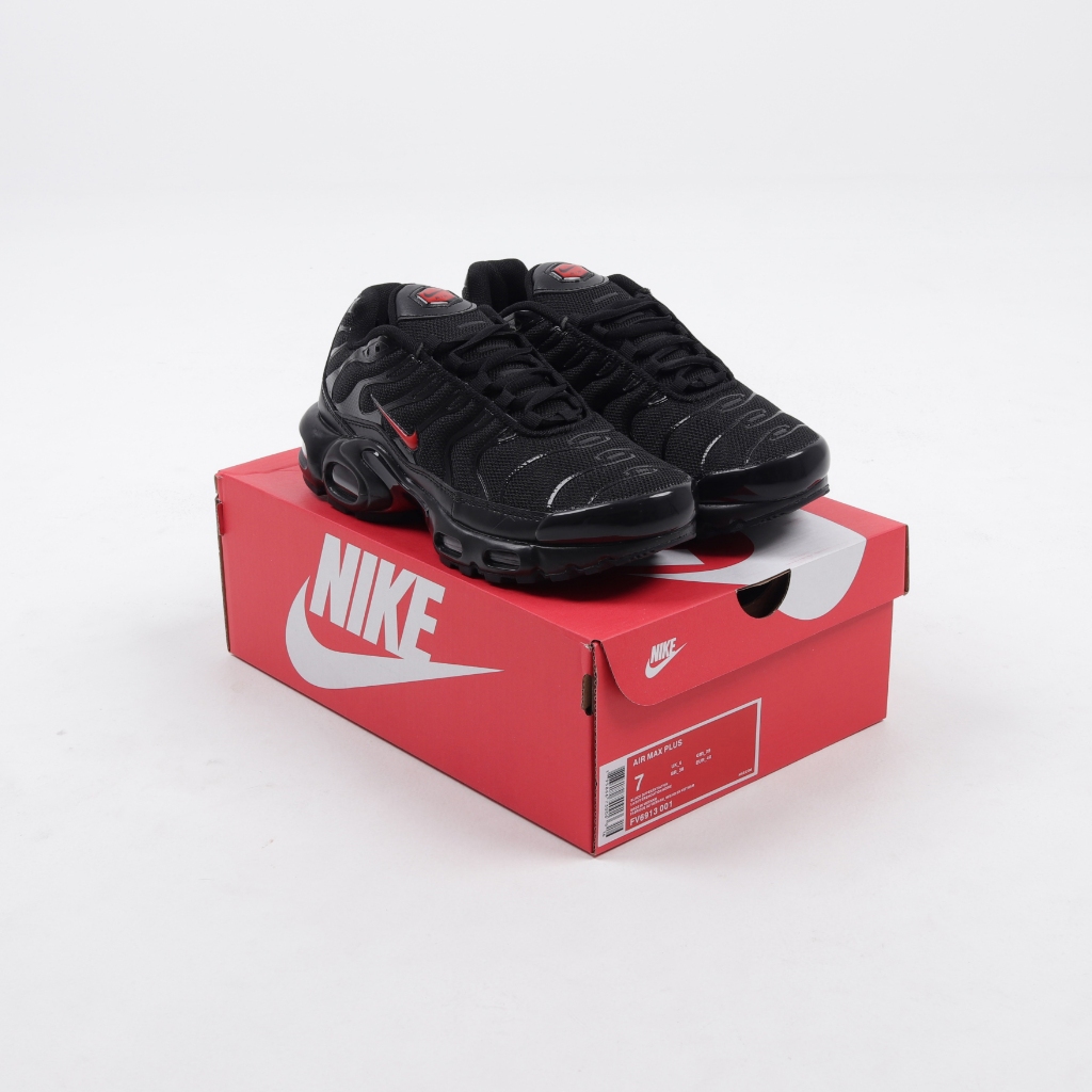 (VLTAVN) Sepatu Sneakers Nike Tn Air Max Plus Black Red