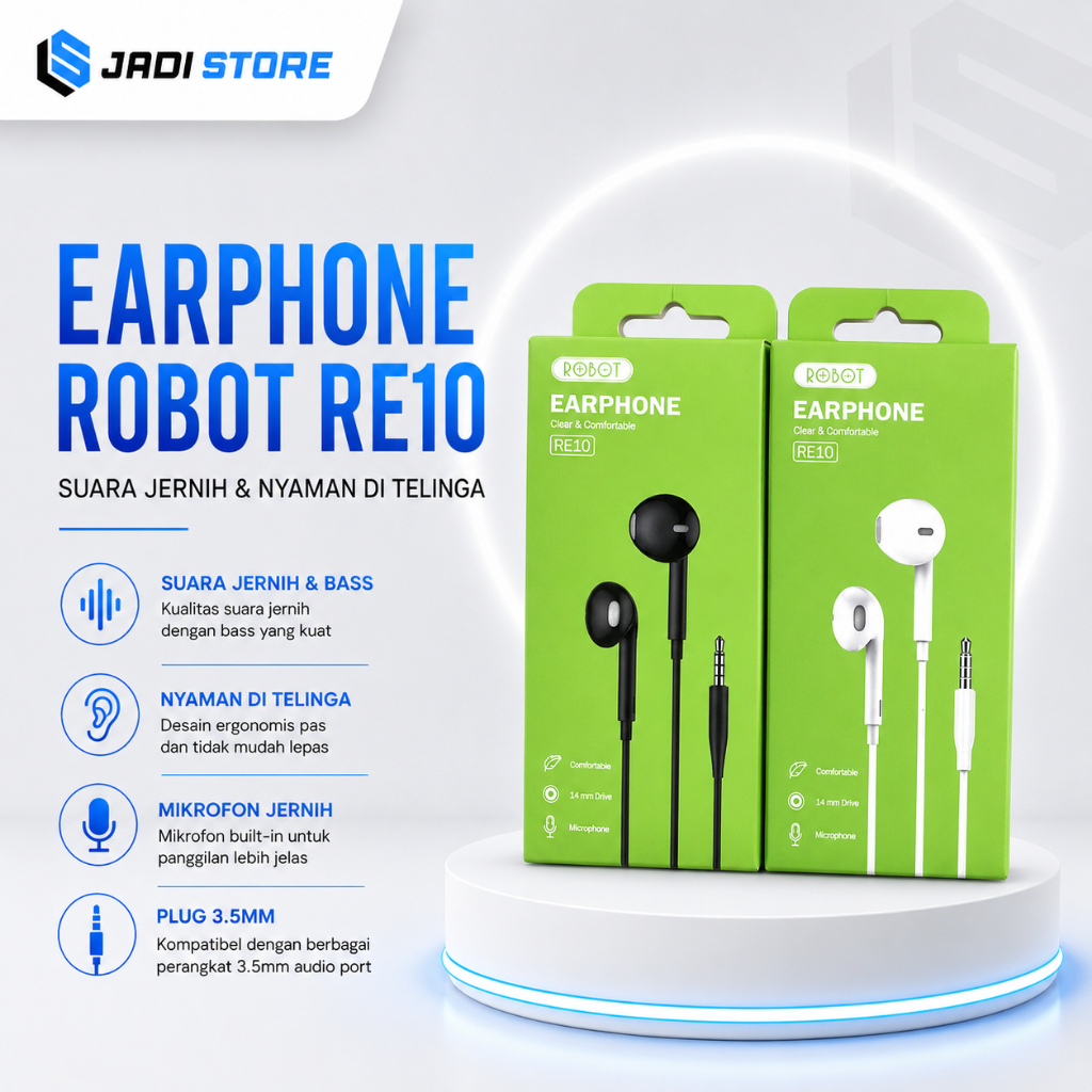Headset Robot Headset Robot Original Headset Robot RE10 Handsfree Robot RE10 Earphone Robot Re10 Ear