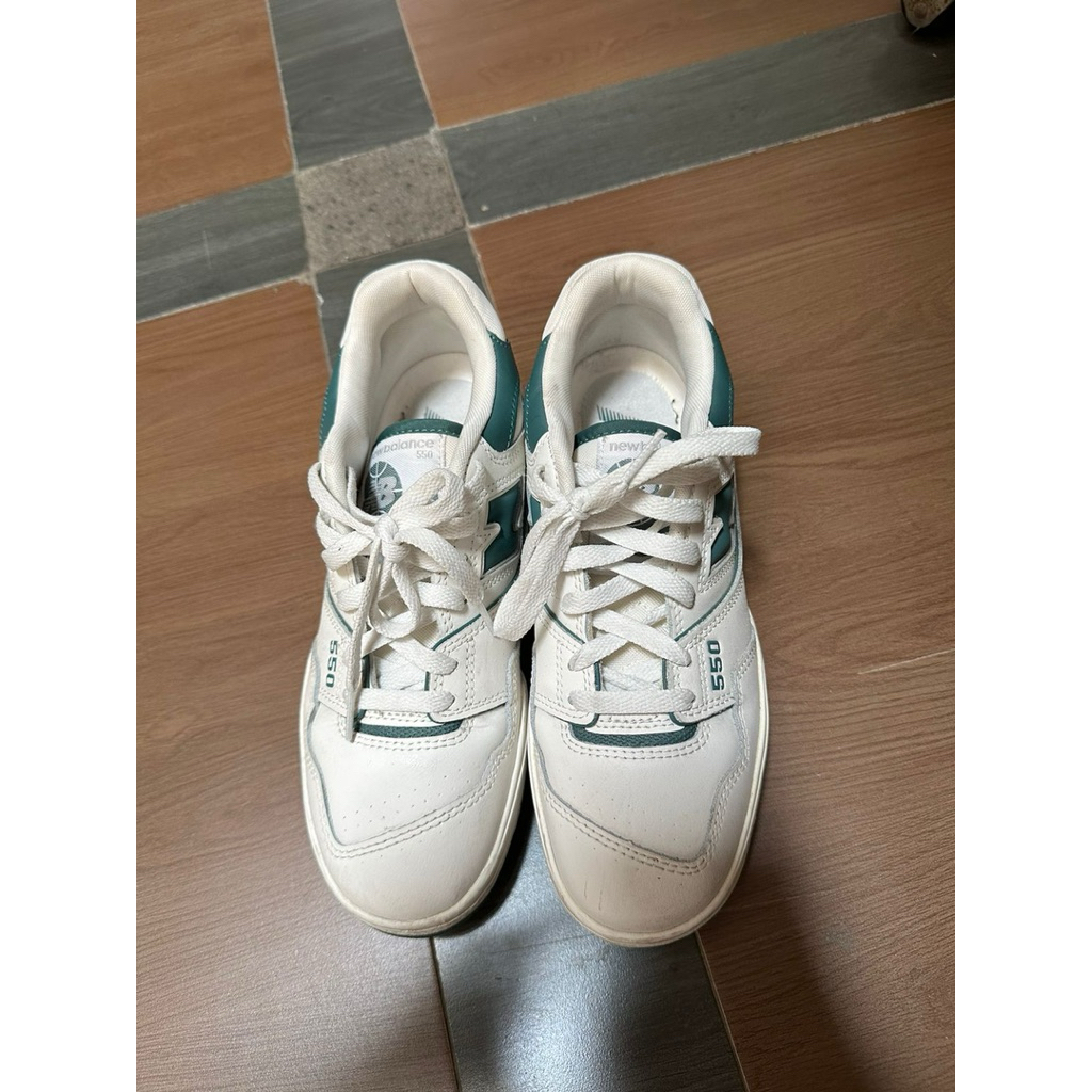 NB 550 WHITE GREEN
