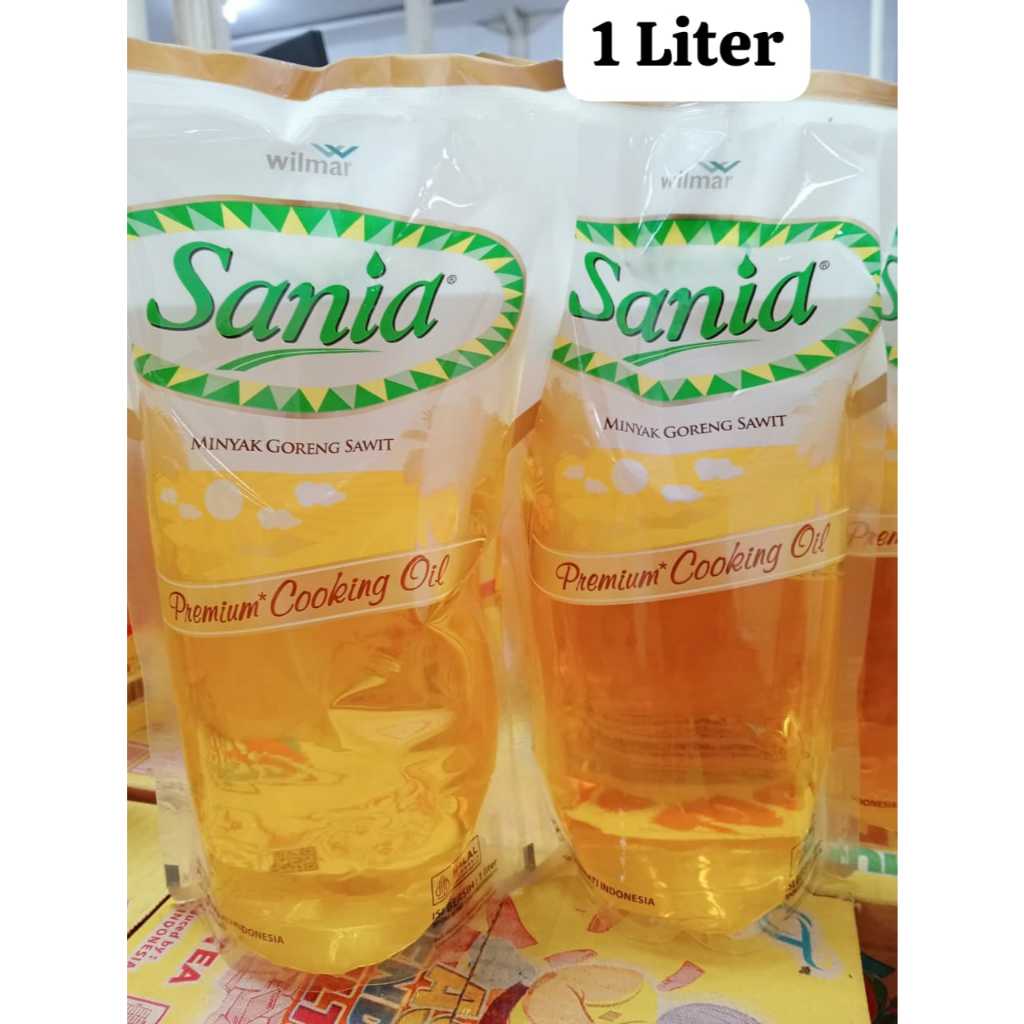 1 dus MINYAK SANIA 1 LITER  ( 1 DUS ISI 12 )
