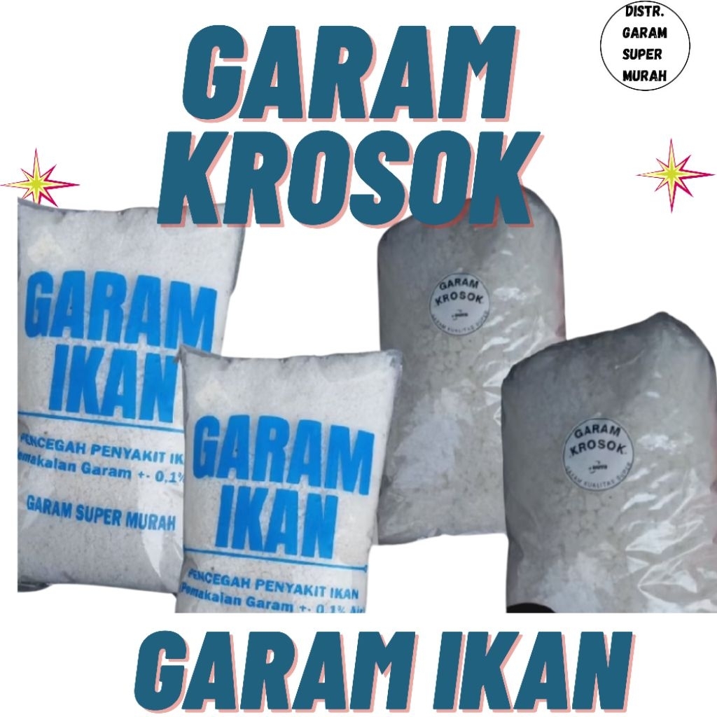 GARAM KASAR 250GR - GARAM KROSOK 250GR - GARAM IKAN 250GR - GSM KASAR 2507