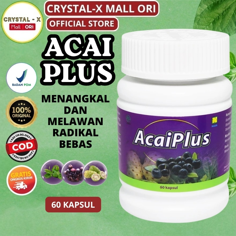 Acai Plus NASA Obat Diet Herbal Pembakar Lemak Aman untuk Lambung Maag