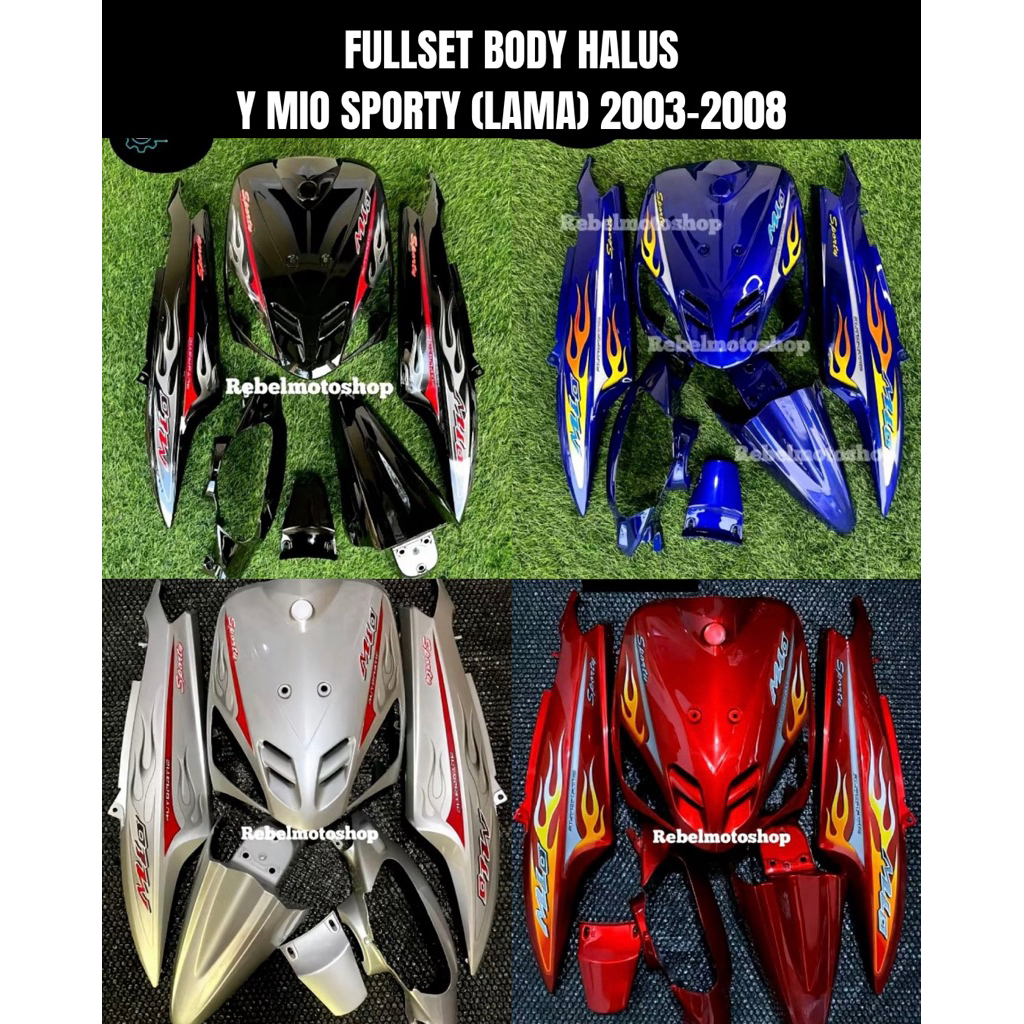Fullset body halus motor yamaha mio sporty mio lama mio 5tl Tahun 2003-2008 warna STNK kualitas terb
