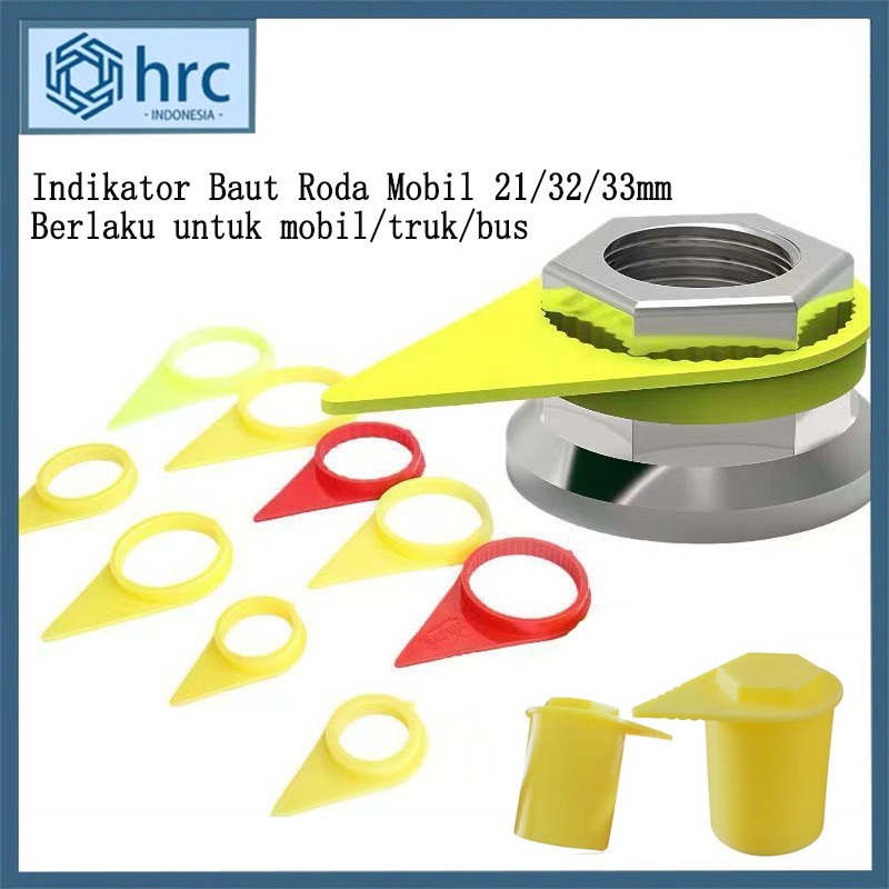 Wheel Nut Indicator 21-33mm  Cocok Truk/Kendaraan Bermotor/Bus Longgarnya Mur Ban Baut Roda Tahan De