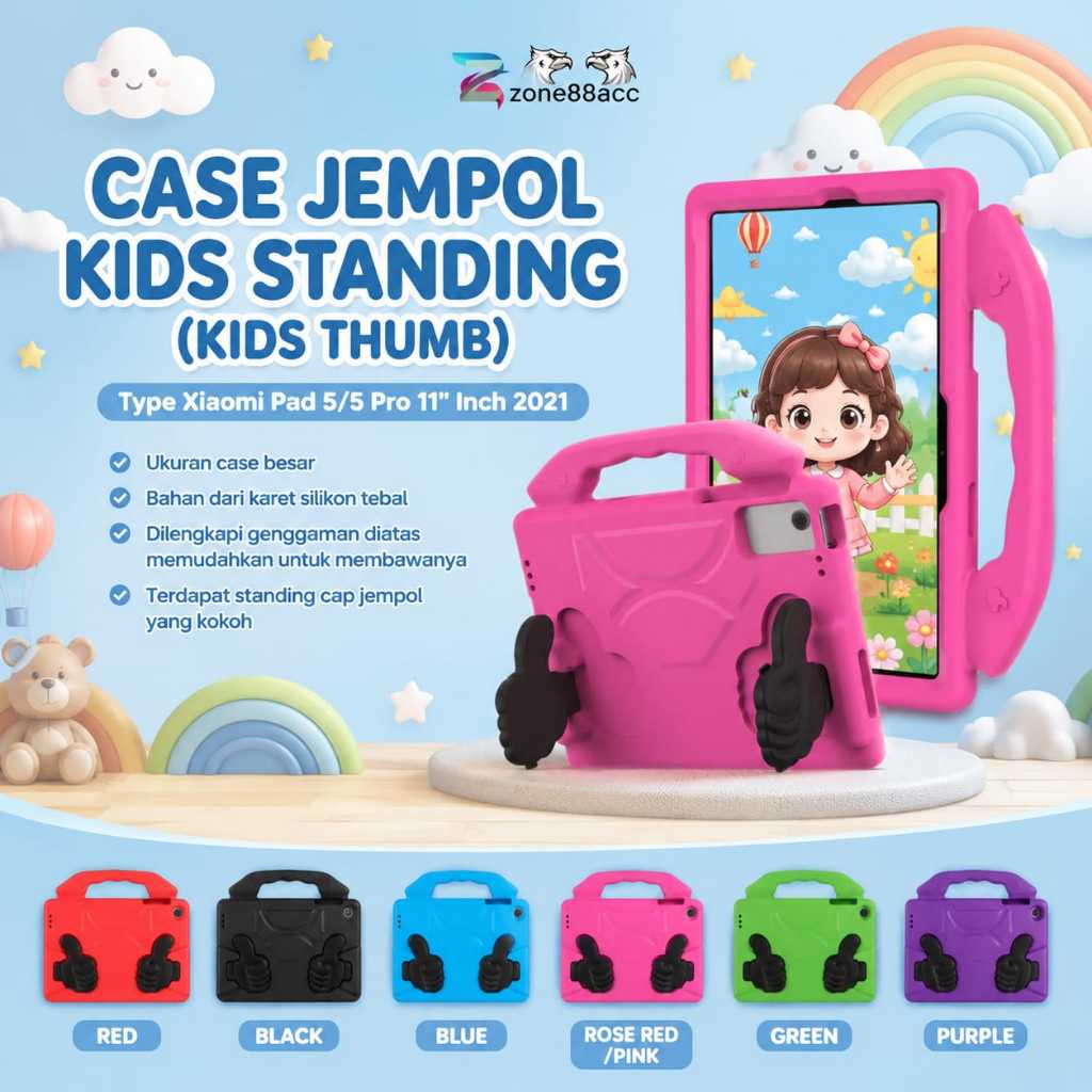 Sarung Jempol  Xiaomi Pad 5/Mi pad 5 Pro 2021 11"inch bumper case tebal  case xiaomi pad 5  casing x