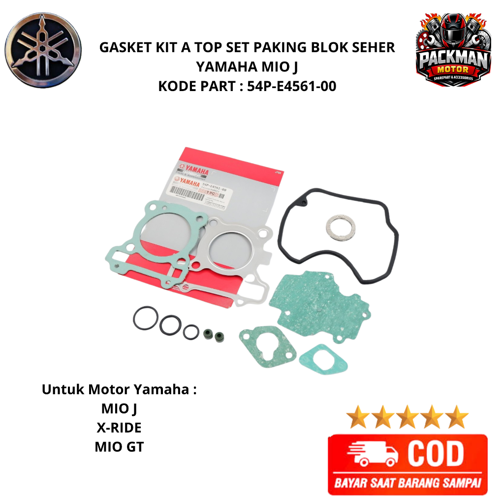 Top Set Paking Blok Seher Mio J - X-RIDE - Mio GT 54P ori Packman motor
