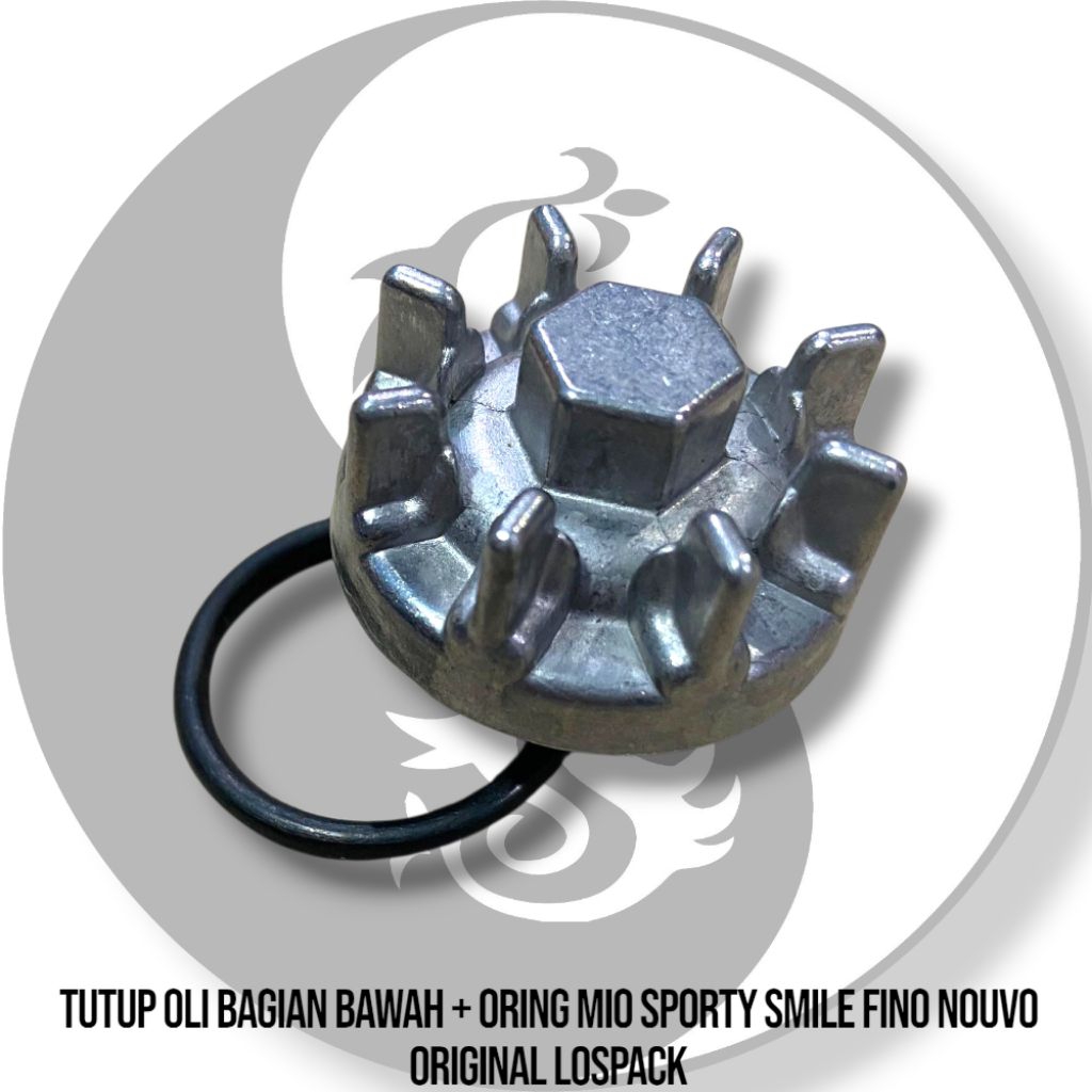 Tutup Oli Bawah + Oring Yamaha Mio Sporty/Smile/Soul Karbu/Nouvo/Fino Original Lospack Ygp