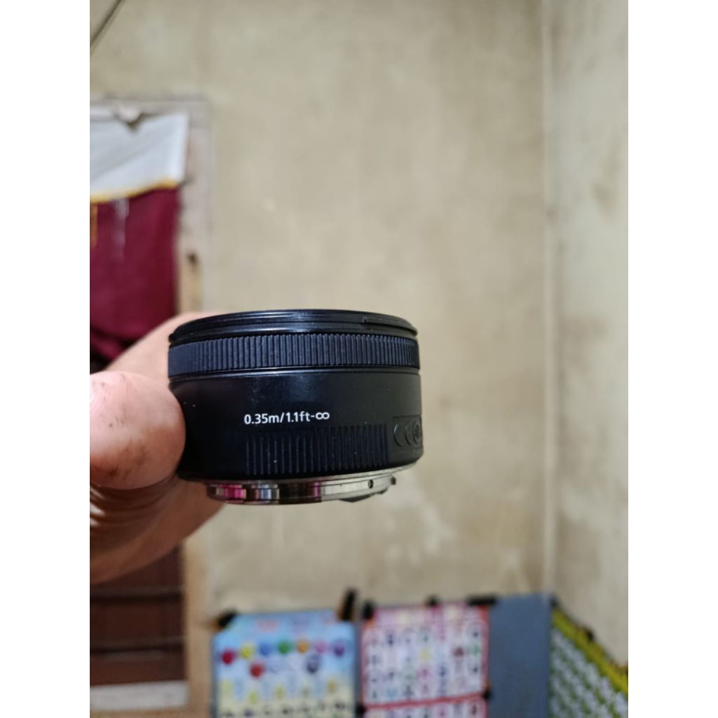 lensa fix canon 50 mm stm