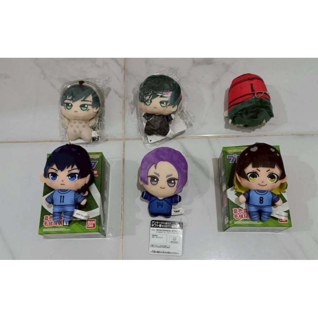 [READY STOCK] BLUE LOCK PLUSHIE CHIBIGURUMI PUNITOP