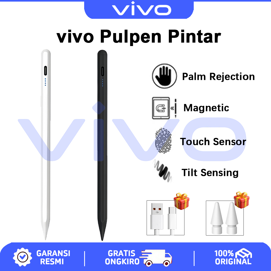 vivo Stylus Pen, for vivo Pad Air/Pad SE//Pad5e/Pad Air/Pad3 Pro Stylus pen Untuk tablet vivo[NEW][1
