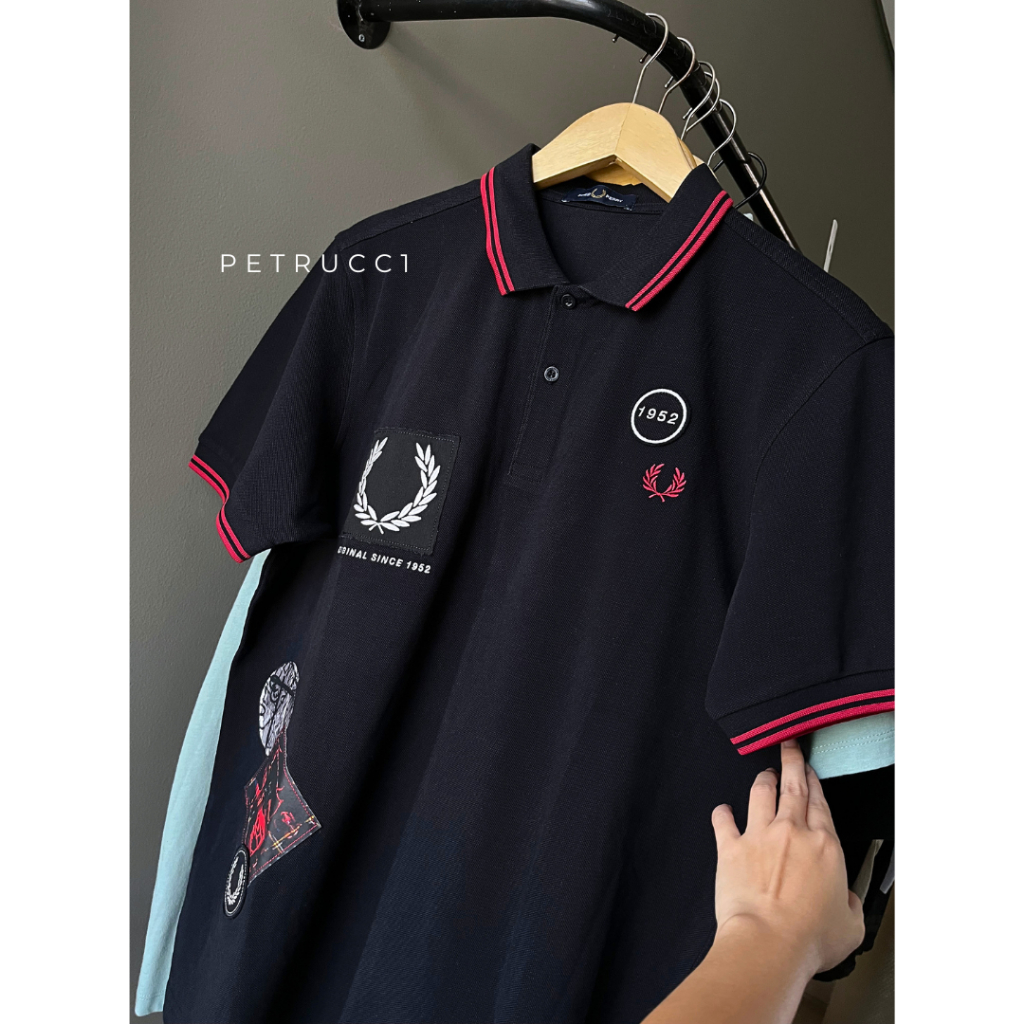FP Fred Perry Polo Shirt Cowo Original Pria Branded Original