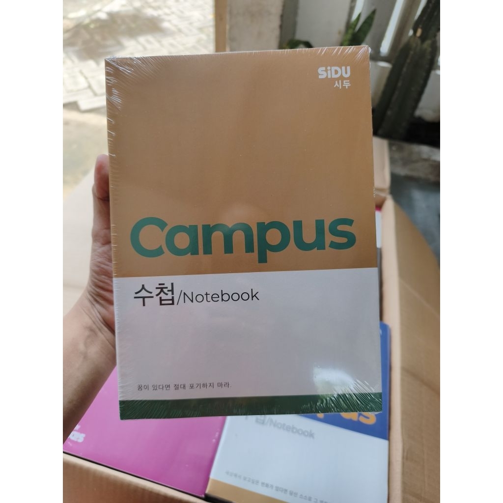 Buku Tulis Sidu Campus B5 42 Lembar Isi 5 Buku - Desain Korea, Kertas Tebal, Bergaris