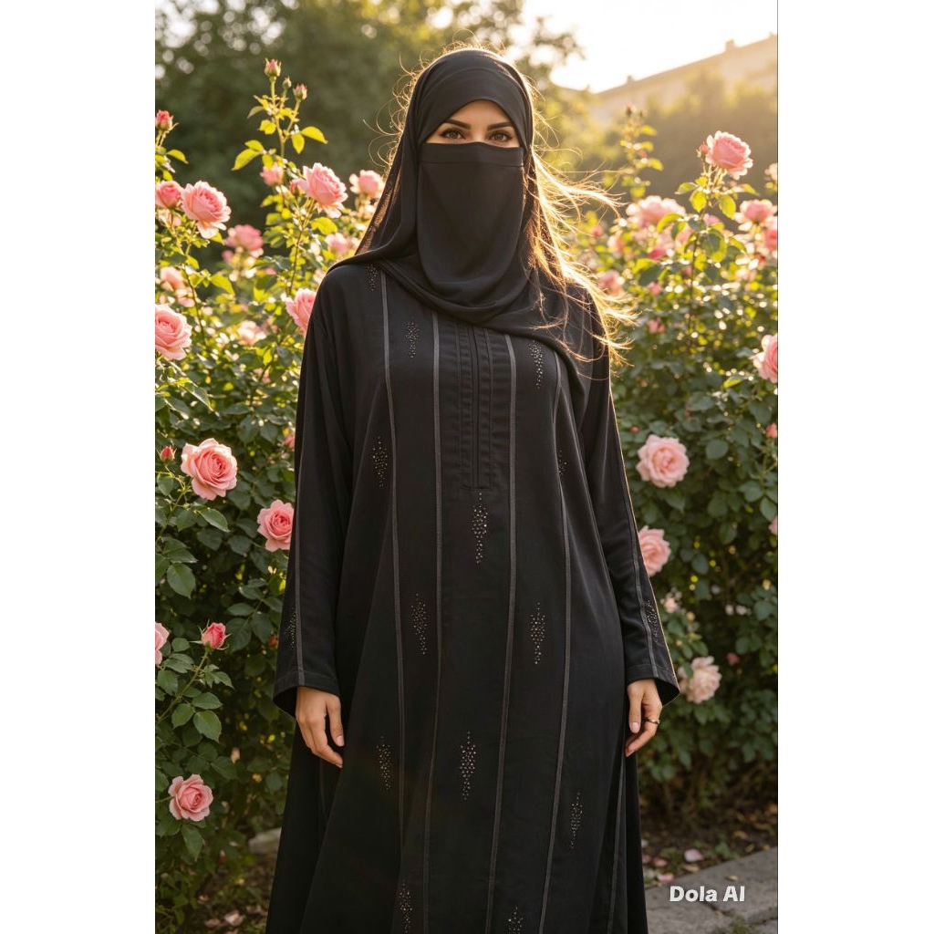 Abaya Hitam Premium