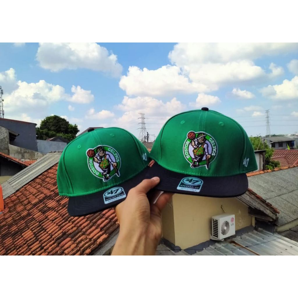 Topi snapback boston celtics original import hat / cap
