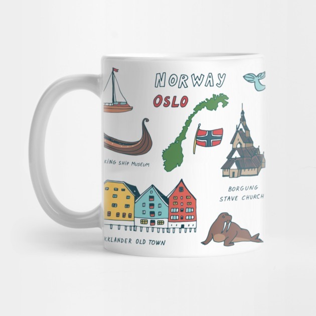 Norway Oslo Travel - Norway Tea Mug
