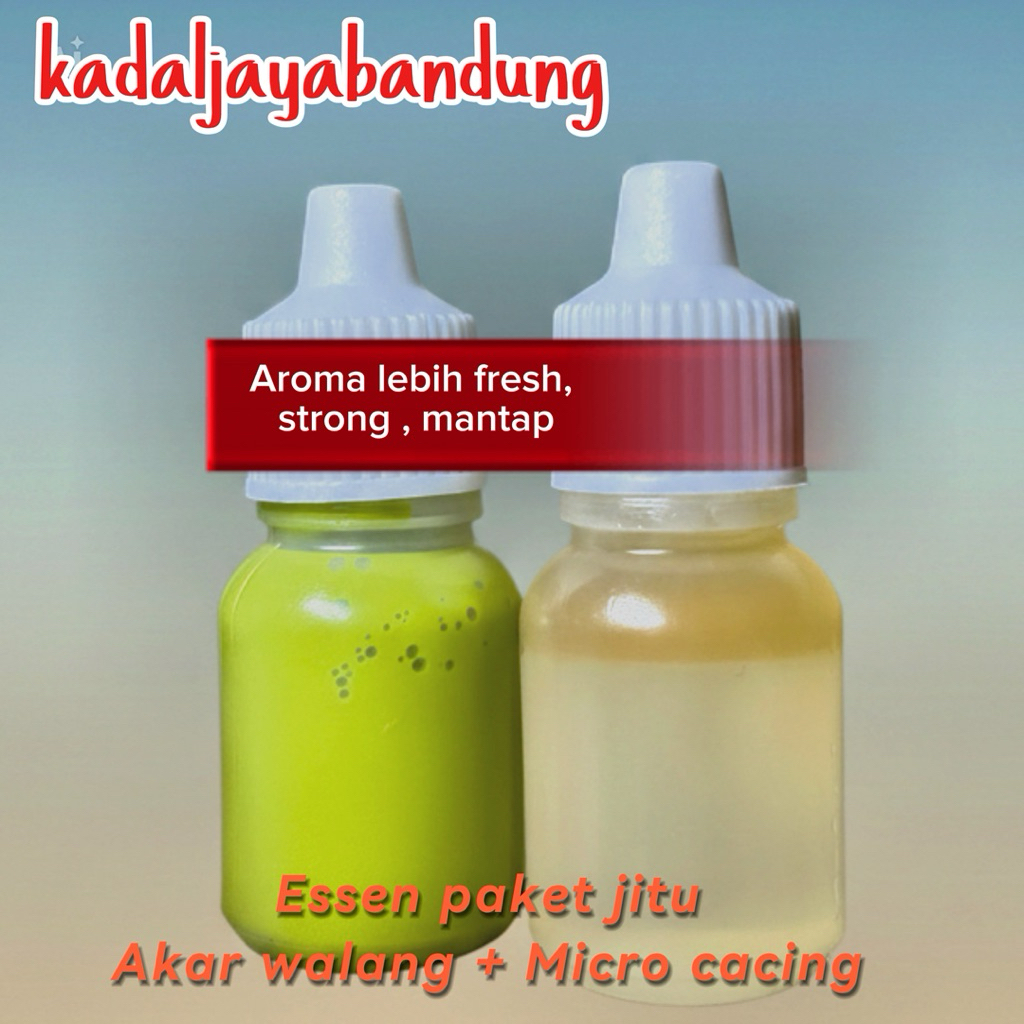 Essen AKAR WALANG + MICRO CACING 10 ML / ESSEN  KADAL JAYA / ESSEN PAKET JUARA / ESSEN PAKET JITU / 