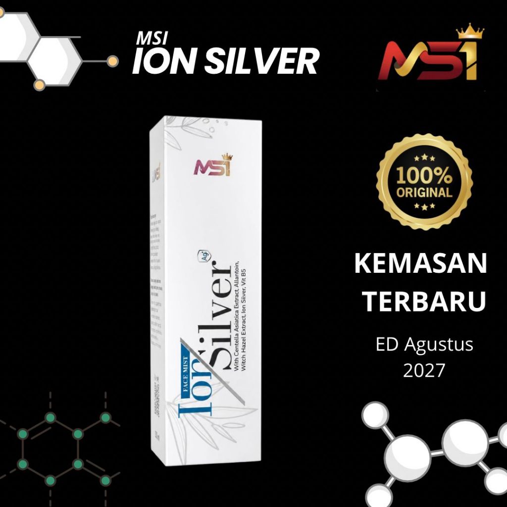 MSI ION SILVER MSI PERAWATAN WAJAH Jerawat, Kering, Kusam dan Flek Hitam